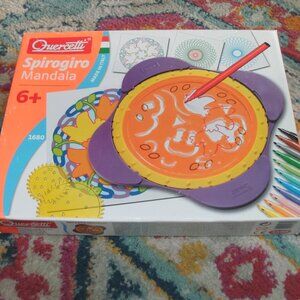 Quercetti Spirogiro Mandala Drawings Art Set Kit + Instructions & Original Box